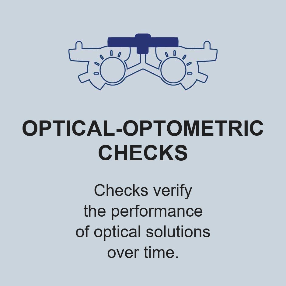 Optical and optometric checks at Isolani